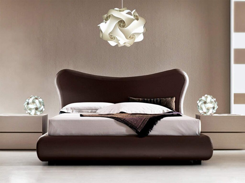 lampadario sferico per camera da letto moderna